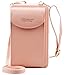 CheChury Femmes Portefeuille Sac À Bandoulière en Cuir Porte Monnaie Téléphone Portable Mini Pochette Porte Carte Épaule Portefeuille Sac
