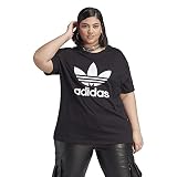 adidas Originals Women's Adicolor Classics Trefoil T-Shirt, Black, X-Small