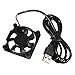 UMLIFE 50mm Fan 5V USB Brushless DC Cooling Fan, 4 Pack Speed 4200 RPM Fan for Small Appliances Series Replacement (4 PCS 5010 5V USB)