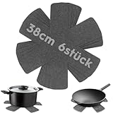 38cm Pfannenschoner, 6 Stück Pfannenschutz Stapelschutz, Topfschoner,...