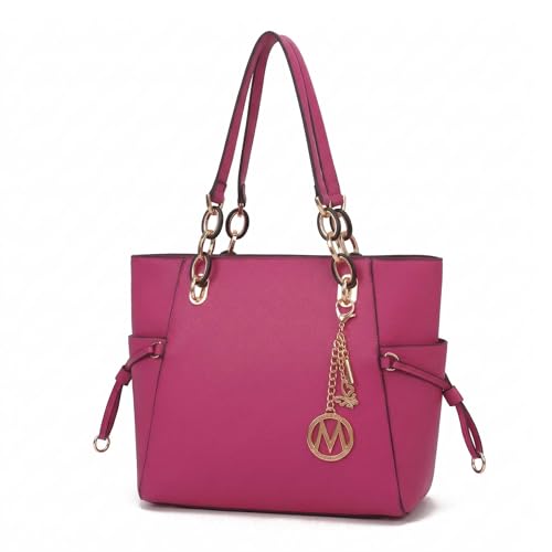 Image of MKF Collection Shoulder Bag Handbag for Women, Vegan Leather Satchel Bag ladies Tote Bag, Top-Handle Purse by Mia K