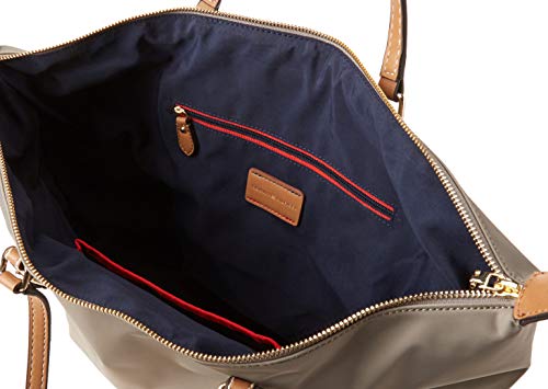 Tommy Hilfiger Women's Bag For Women Julia Tote, Khaki Nylon, One Size Us #TOP4
