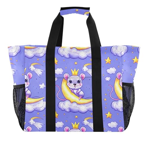 Sac de plage imperméable motif souris idéal pour vos sorties estivales