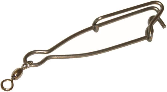 Avery 6" Quicksnap Gang Stainless Steel Rig Clips for Big Open Water Decoy Spreads | Stainless Steel Line Leader Swivels