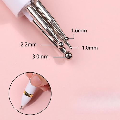 FytStycale Nail Art Dotting Pen Rhinestone Picker Tool Profissional, Nail Art, Aplicador de Strass,