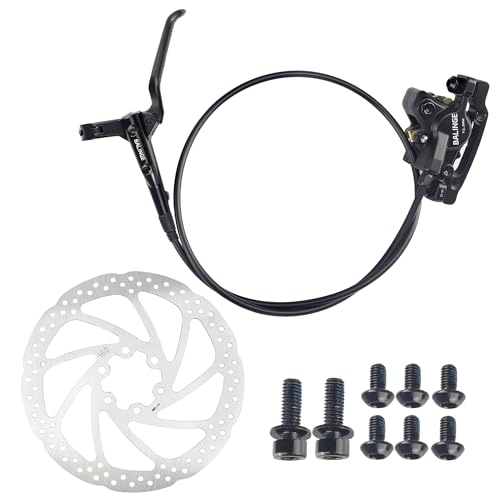 BALINGE E Bike Brake Calipers E Bike Hydraulic Brakes 2-Pin Power-Off Connector 2-Pistons E-Bike Electric Power-Off Hydraulic Front Brake with 160mm 6 Bolts Disc Rotor,Front by BALINGE - Used condition - US$29.44