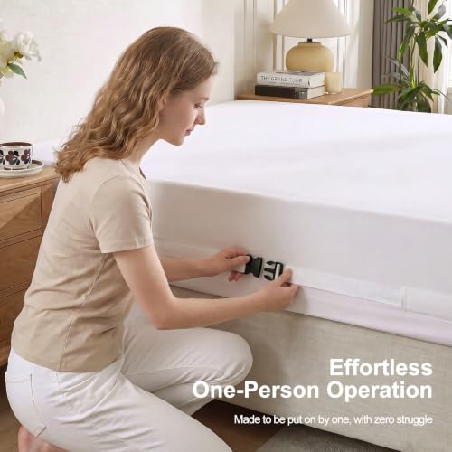 Fitted Sheet Only Queen with Dual Straps and Buckles 1000 Thread Count - image 4