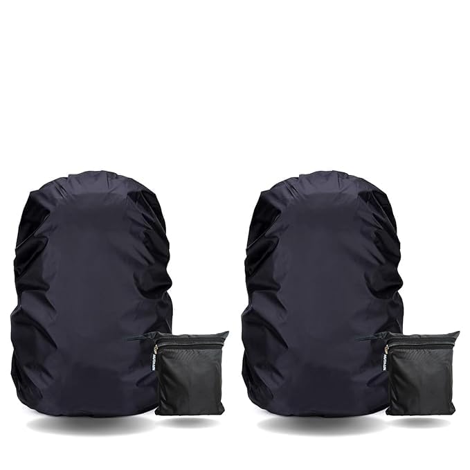Waterproof Backpack Rain Cover 2 Pack – Elastic Protective Cover for School Bags, Laptop Backpacks & Travel Use, Keeps Items Safe from Rain, Splashes & Moisture Waterproof Backpack Rain Cover 2 Pack – Elastic Protective Cover for School Bags, Laptop Backpacks & Travel Use, Keeps Items Safe from Rain, Splashes & Moisture