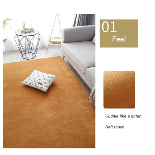 Tapis de jeu doux violet en velours corail moelleux et confortable
