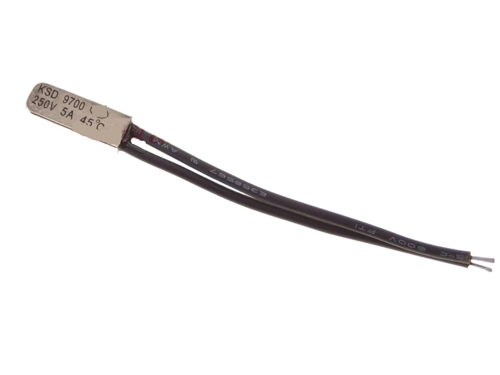 30 to 150 Degree C Normal Close/Normal Open Bimetal Case Temperature Switch Senser Thermostat KSD9700(45,Normal Open)