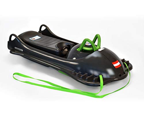 KHW Unisex Jugend Mountain Racer Schlitten, anthrazit, 106x53x30 cm