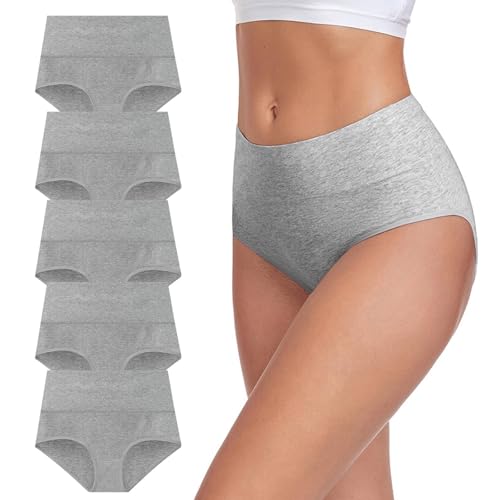 Generico Mutande Donna Cotone, Pacco da 5, Slip Mutandine Morbide