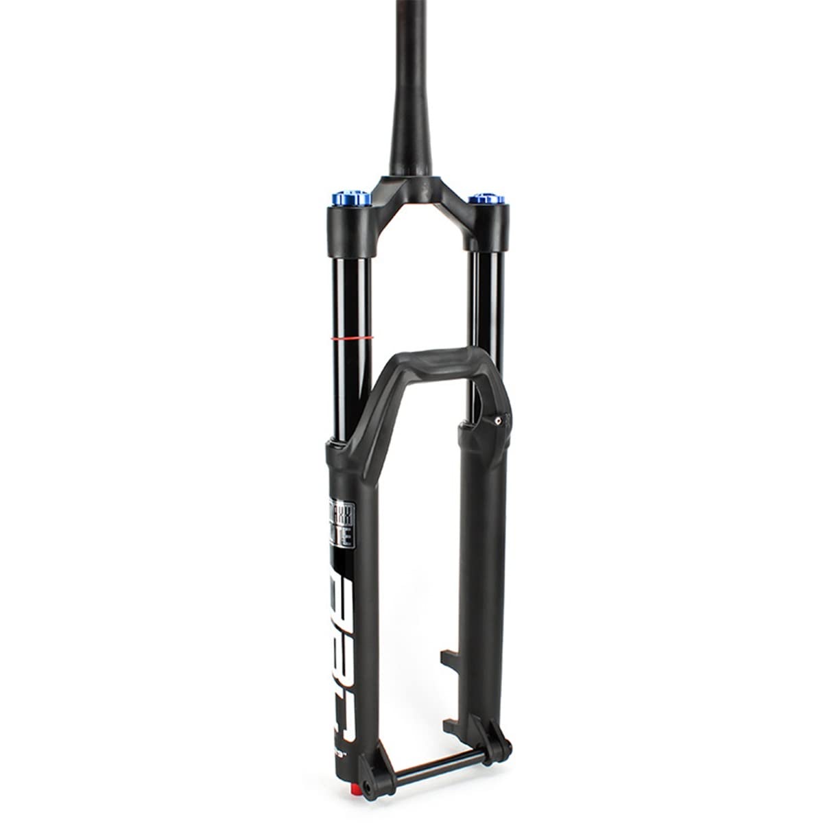 27,5/29 cali przedni widelec do rowerów górskich pneumatyczny z wałem wtykowym 15x110 mm MTB stop magnezu skok sprężyny 160 mm stożkowa przednia rura amortyzacja regulowana (kolor: ręczny, rozmiar 29
