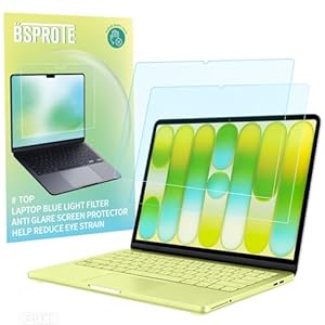 Paquete de 2 protectores de pantalla anti luz azul para MacBook Neo 2026 de 13 pulgadas A18 Pro, protector de ojos con filtro antideslumbrante mate para Mac Neo de 13 pulgadas, protector