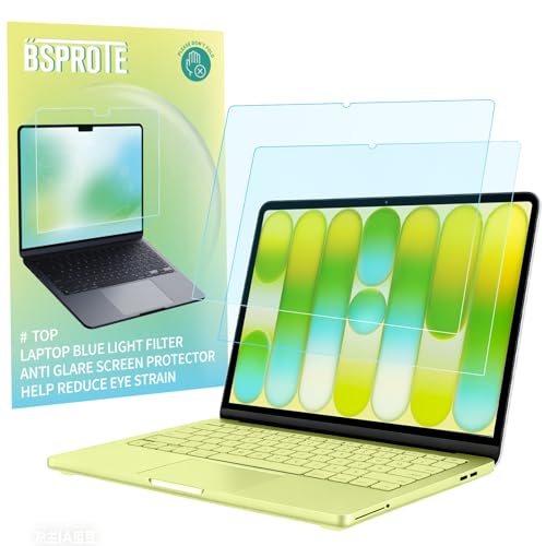 Image of 2-Pack Anti Blue Light Screen Protector for 2026 MacBook Neo 13-Inch A18 Pro, Matte Anti Glare Filter Eye Protection Shield for Mac Neo 13in, Anti-Scratch Protector