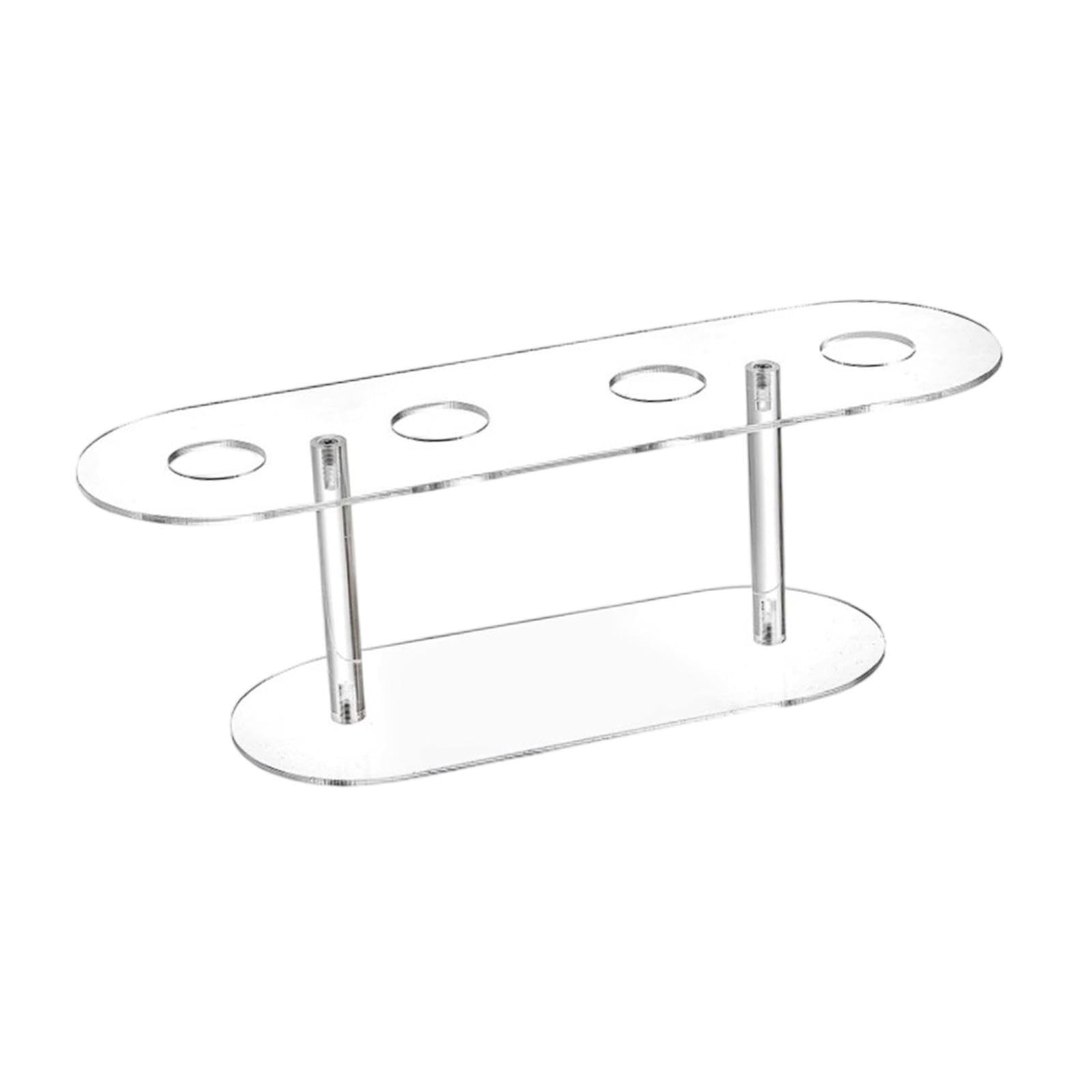 QIXCXAZ Clear Display Stand And Waffle Cone Holder Designed For Presenting Ice Cream Cones Sushi Rolls At Special Occasions Ice Cream Cone Holder Hole Clear Display Stand