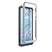 Anyos Compatible with Huawei P30 Pro Case, 2 in 1 Heavy Duty Shockproof Full-Body Hybrid Rugged Clear Back with Soft Bumper Cover Built-in Screen Protector (Clear-Black)