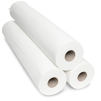 Commerline Medical Crepe 60 cm x 50 m 3 Rolls Lounger Cover Doctor