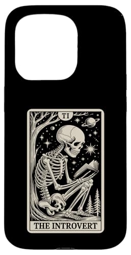 The Introvert Tarot Card Indoorsy Skeleton Inrovert �X�}�z�P�[�X iPhone 15 Pro �p