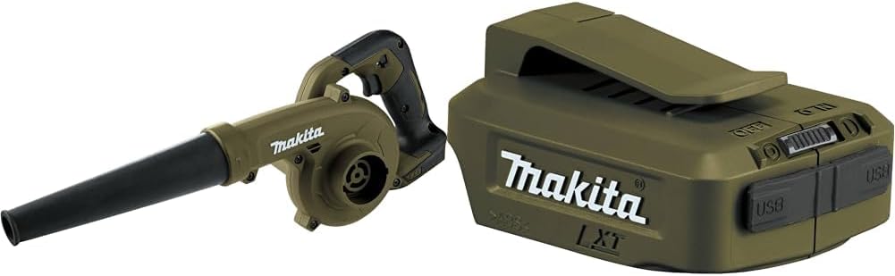 Makita ADBU05Z Outdoor Adventure 18V LXT Blower, Tool Only with Bonus Outdoor Adventure 18V LXT Cordless Power Source