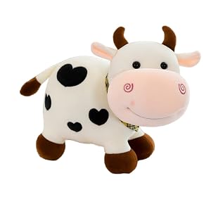 XZJMY Cow Plush Toy 10 2 Little Cow Doll Stuffed Animal Throw Plushie Pillow Doll Present for Every