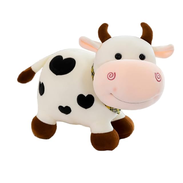 XZJMY Cow Plush Toy 10 2 Little Cow Doll Stuffed Animal Throw Plushie Pillow Doll Present for Every