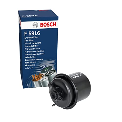 Filtre à carburant essence Bosch F5916 pour éviter les ratés moteur et protéger les injecteurs