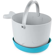 Skip Hop Bath Toy Storage, Moby Stowaway Bucket, Grey