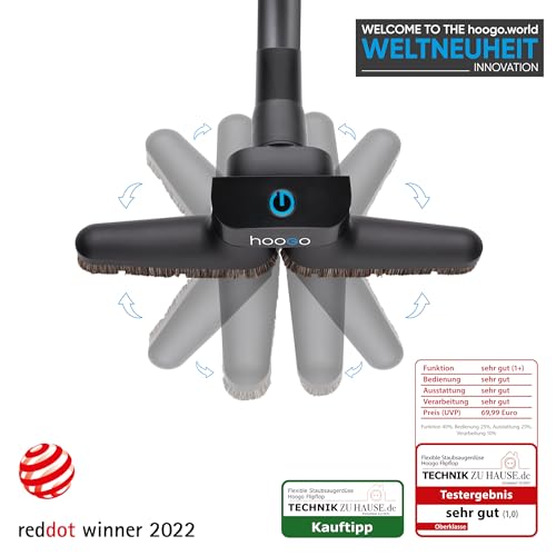 Hoogo Staubsaugerdüse flipflop Universal Bodendüse für 35/32mm Rohre