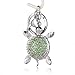 Produktbild GMTEXTILES Turtle Anhänger Charm Strass Kristall Brieftasche Schlüsselring Schlüsselbund Zubehör