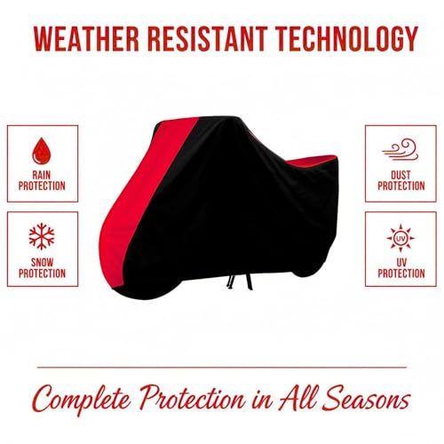 Image of Stylish Water Resistant Scooty Body Cover Compatible with Ola S1 Air & All Models | UV Protection, Dustproof, Heat Resistant, Two Wheeler | New All Weather Protection, Dust & Rain