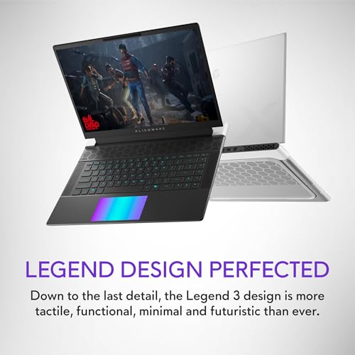 Alienware X16 R2 Gaming Laptop - 16-inch QHD+ 240Hz 3ms Display, Intel Core Ultra 9-185H, 32GB LPDDR5X RAM, 1TB SSD, NVIDIA GeForce RTX 4080 12GB GDDR6, Windows 11 Home, Onsite Service - Lunar Silver by Alienware - Image 7