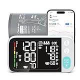 Checkme Blutooth Blood Pressure Monitors for Home Use, Blood Pressure Machine with Dual-Display, Extra-Large Adult Cuff, 500 Readings, Voice Broadcast - Automatic BP Monitor with Bluetooth