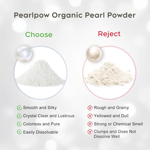Peralpow Pearl Powder Organic, 100g 100% Natural DIY Skincare, Anti-Aging, Minimizes Pores, Soothes (3.52oz) - Image 5