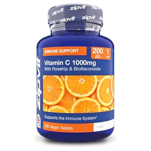 High Strength Vitamin C Tablets with Rosehip Cover