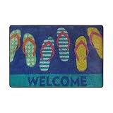 Product heaven Jack Summer Door Mat Indoor Welcome Doormat 18x30 inch Front Door Mat Rubber Backing