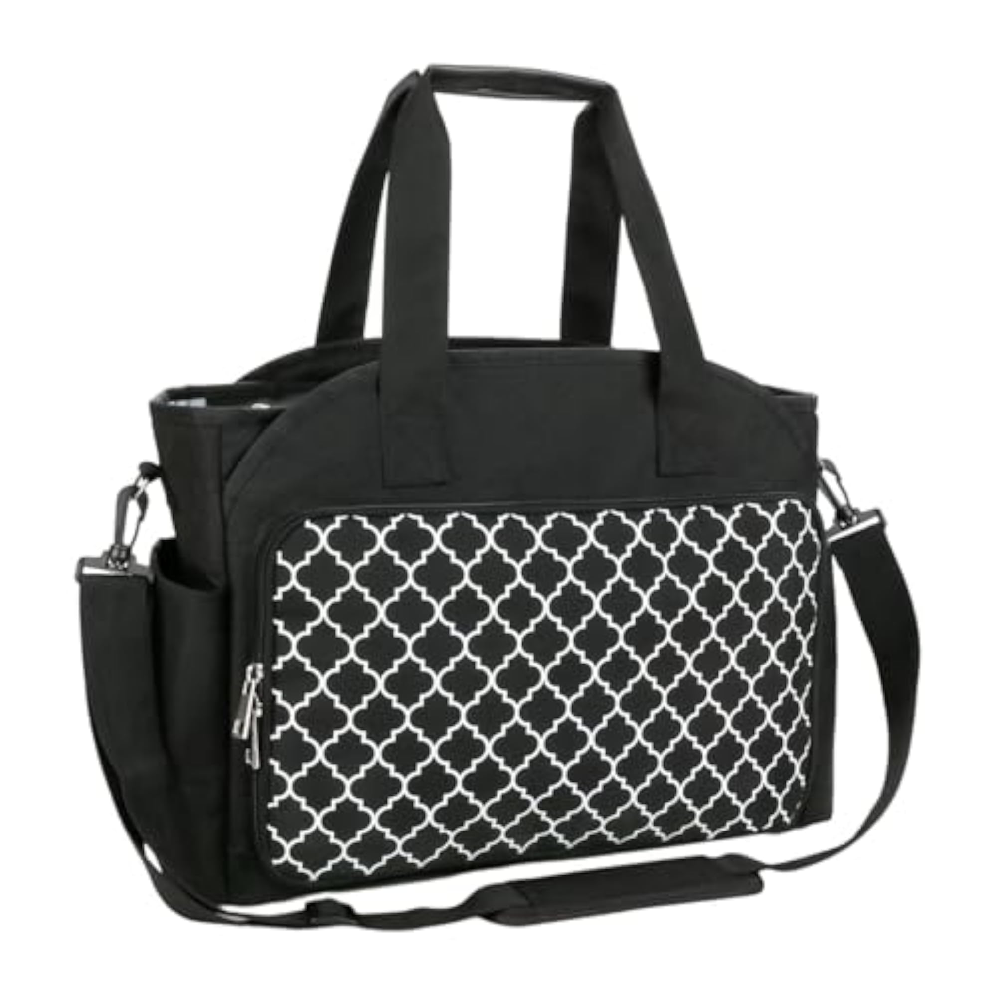 Yarn Organizer Storage Bag for Crochet Hooks & Knitting Needles, Black