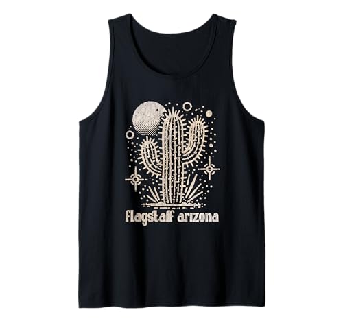 Flagstaff Arizona - Flagstaff AZ Cactus Camiseta sin Mangas