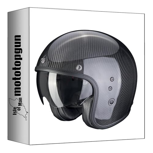 Casque Scorpion Belfast Evo Carbon Solid Noir L parfait pour vos trajets urbains