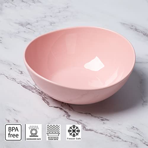 Amhomel Ceramic Bowls, 28 Ounce For Cereal, Dessert, Salad And Soup, Chip Resistant, Dishwasher And Microwave Safe, Porcelain Bowls For Eating, Set Of 4(Pink, 7 Inch) #TOP3