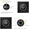 Docooler WiFi Smart Thermostat Temperature Controller Weekly Programmable Button Control/Mobile APP/Voice Control Compatible with Alexa/Google Home/Tuya App - for Water/Gas Boiler 5A