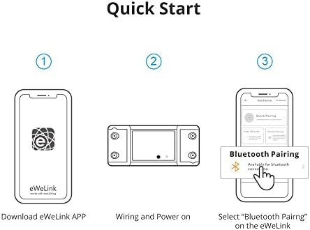 Woolley WiFi Smart Switch Module DIY Switch Module for Home Automation Wireless Relay Switch 10A Works with Alexa,Google Home and eWelink App