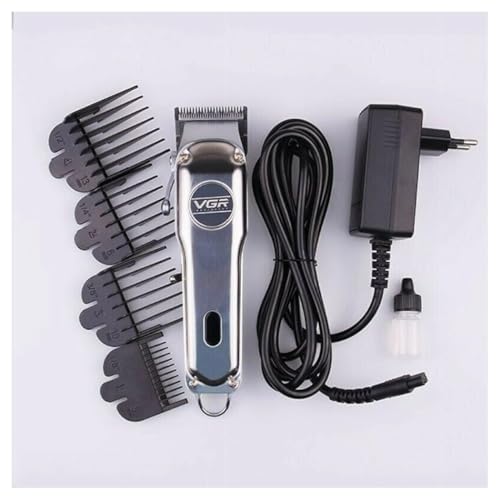 Trade Shop - Tagliacapelli Barba Senza Fili Professionale Ricarica Usb Rasoio Valigetta V-032 - 5