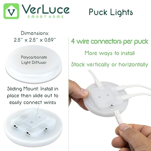 Image of 4 Puck ADD-ON Kit - for Use with VER-4PUCK-KIT Only - Not for Use with Other Lighting Kits
