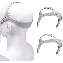 2 Packs Replacement Headgear for Nuance Pro - Headgear Straps 2Packs with Stronger Touch-Fasten-ers and Elasticity, CPAP Strap for Nuance Pro, Snugly Fit & Reducing Air Leaks, Medihealer Supplies.