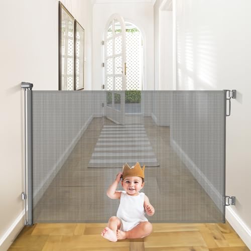Babepai Retractable Baby Gates Extra Wide | 55