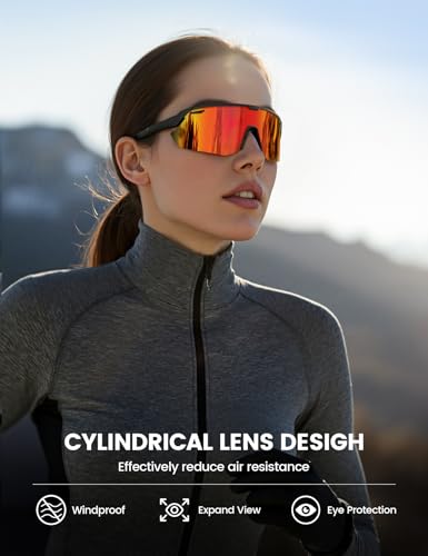 Image of Lamicall 24g Polarized Sports Sunglasses for Men Women - UV400 Protection Sun Glasses for Baseball Running Cycling Fishing