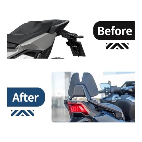 Respaldo del conductor Forza 750 cojín ergonómico acolchado para viajes largos 6
