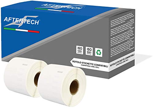 Aftertech 2x 11351 54x11mm Rotoli di Etichette