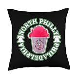 North Philly Wooder Ice Philadelphia City of Brotherly Love Throw Pillow